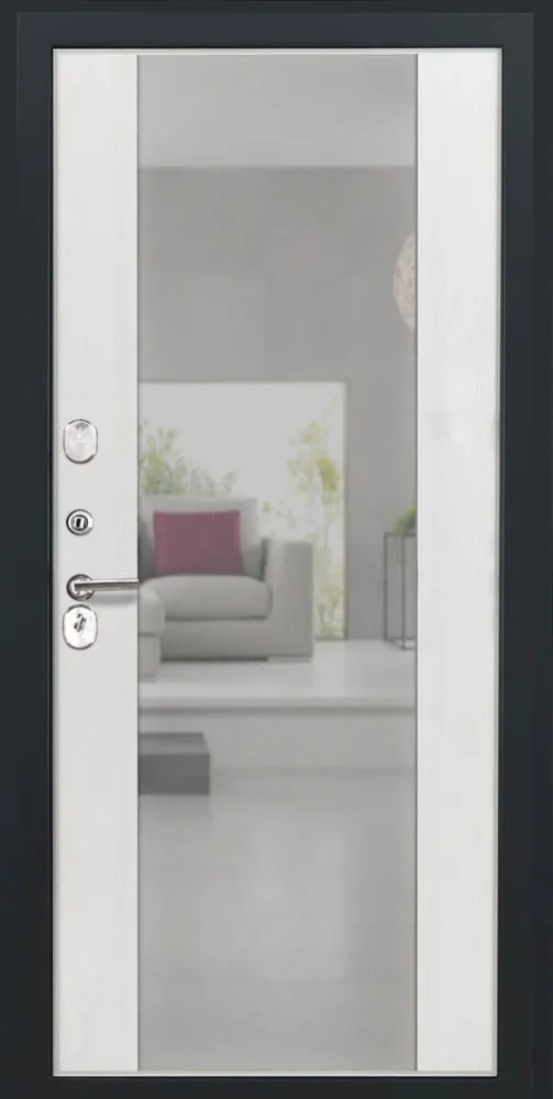 Внутренняя панель ПВХ Алиса ясень белый, 16 мм