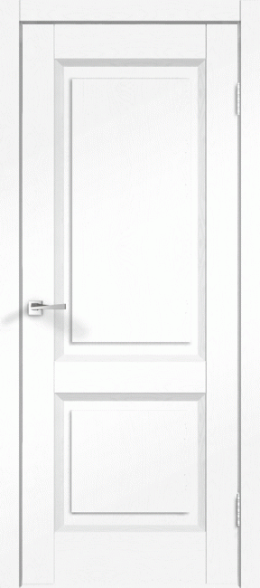 Фото -   Межкомнатная дверь "ALTO 6P", пг, ясень белый структурный.   | фото в интерьере