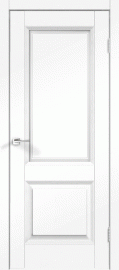 Фото -   Межкомнатная дверь "ALTO 6V", по, ясень белый структурный.   | фото в интерьере