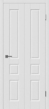 Складная дверь "Честер", пг, белый