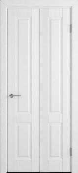 Складная дверь "Доррен", пг, белый