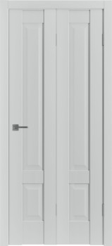 Складная дверь "ER 2", пг, Эмалекс серый (Steel)