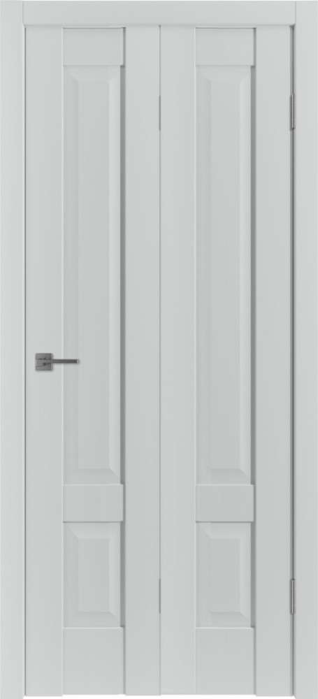 Складная дверь "ER 2", пг, Эмалекс серый (Steel)