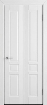 Складная дверь "Стокгольм", пг, белый