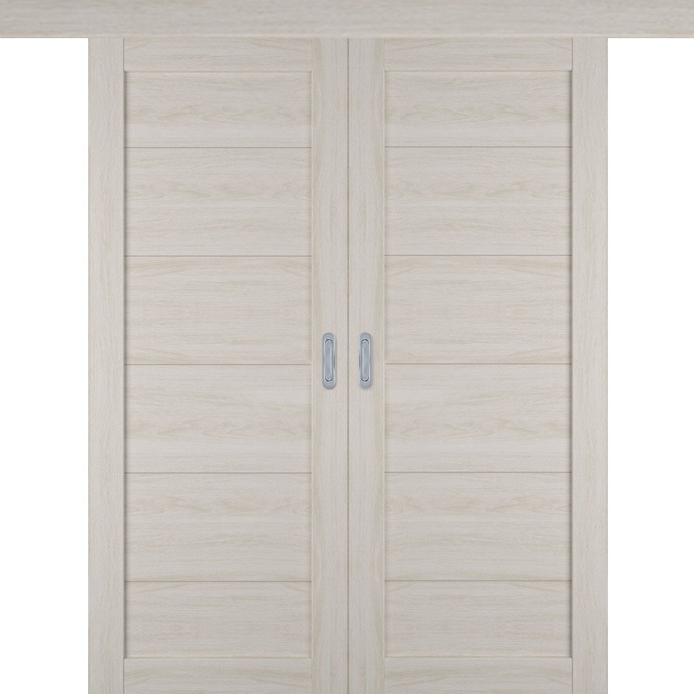 Раздвижная двустворчатая дверь "Атум PRO Х32", пг, Scansom Oak