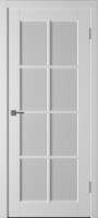 Фото -   Межкомнатная дверь "Аура", по, белый   | фото в интерьере