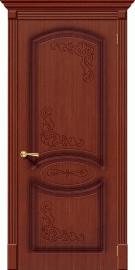 Фото -   Межкомнатная дверь "Азалия", пг, макоре   | фото в интерьере