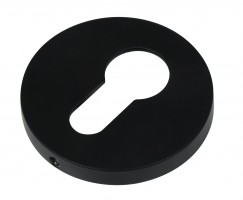 Фото -   Накладка на цилиндр BUSSARE круглая, B0-50 BLACK, черный   | фото в интерьере