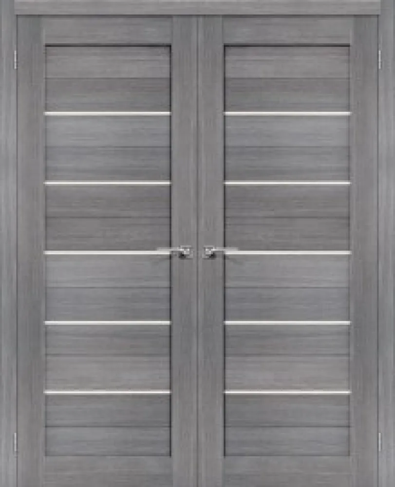 Двойная распашная дверь Порта-22 Grey Melinga