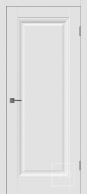 Фото -   Межкомнатная дверь "Барселона 1", пг, белый   | фото в интерьере