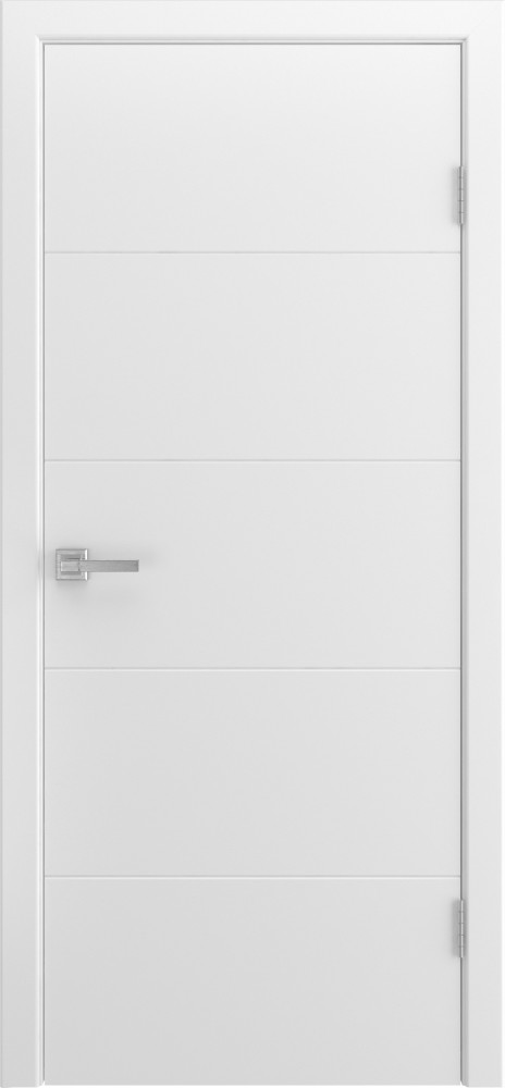 Межкомнатная дверь BAROCCO, пг, эмаль белая