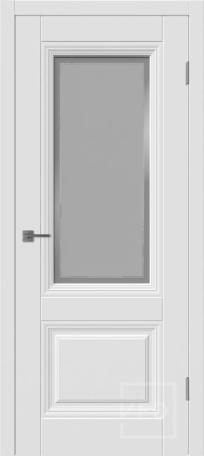 Фото -   Межкомнатная дверь "Барселона", по, белый   | фото в интерьере