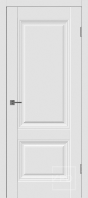 Фото -   Межкомнатная дверь "Барселона", пг, белый   | фото в интерьере