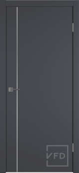 Кромка ABS black, молдинг  хром