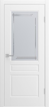 Межкомнатная дверь Бэлли, по, эмаль белая