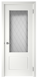 Фото -   Межкомнатная дверь "BLADE-2", по белый   | фото в интерьере