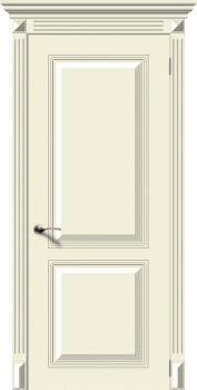 Межкомнатная дверь "Сиена",  пг, слоновая кость