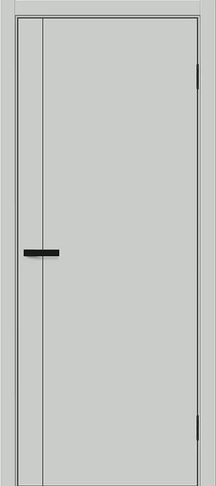 Межкомнатная дверь "Порта-0.10 П", пг, Grey Silk