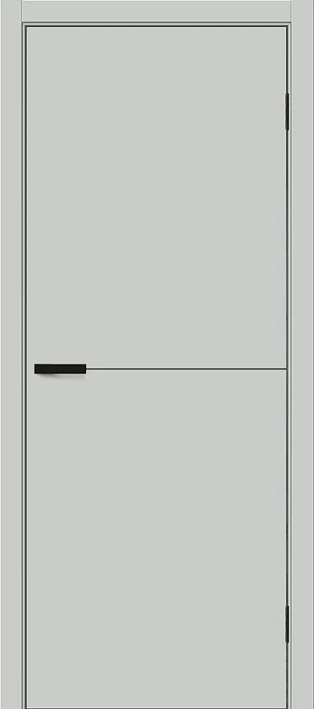 Межкомнатная дверь "Порта-0.21 П", пг, Grey Silk