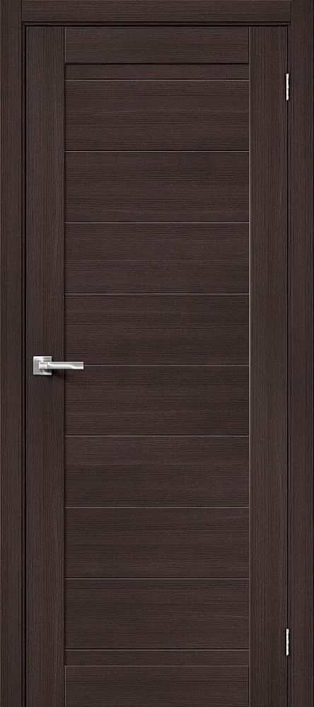 Межкомнатная дверь "Порта-21", пг, Wenge Melinga