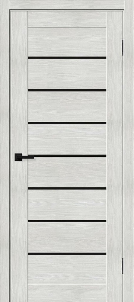 Межкомнатная дверь "Порта-22", по, Black Shine, Bianco Melinga