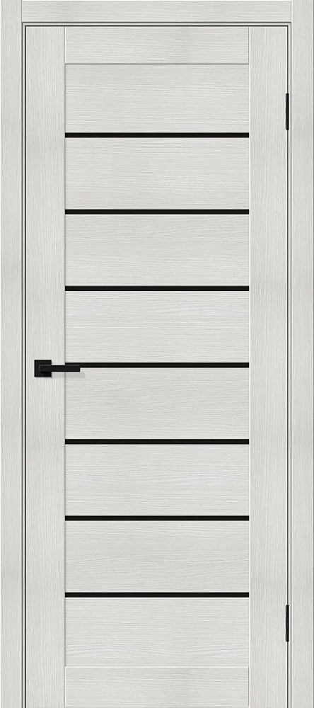 Межкомнатная дверь "Порта-22", по, Black Shine, Bianco Melinga