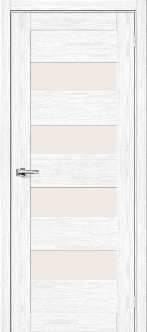 Фото -   Межкомнатная дверь "Порта-23Б", по, Snow Melinga   | фото в интерьере