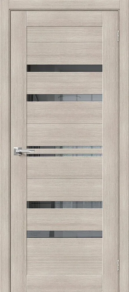 Межкомнатная дверь "Порта-30", Mirox Grey, Cappuccino Melinga
