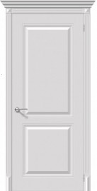 Фото -   Межкомнатная дверь "Бриз", пг, белый   | фото в интерьере