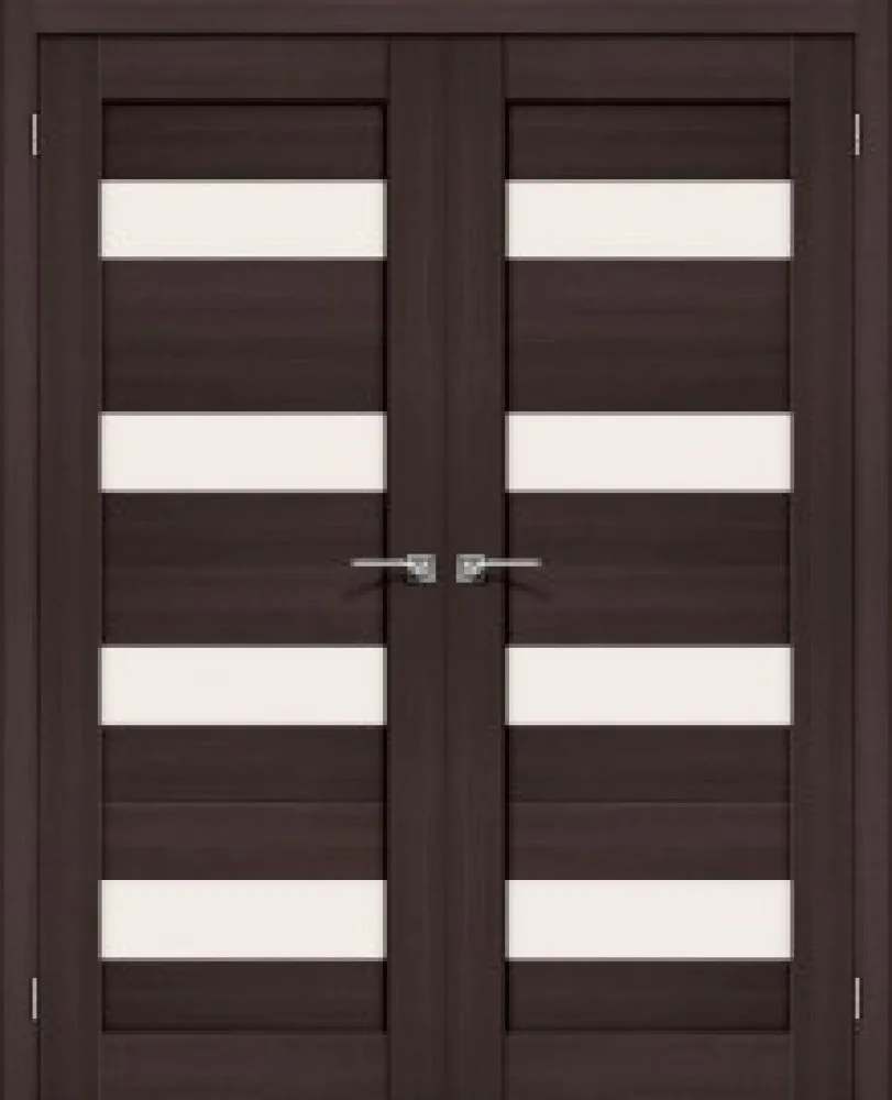 Двойная распашная дверь Порта-23 Wenge Melinga