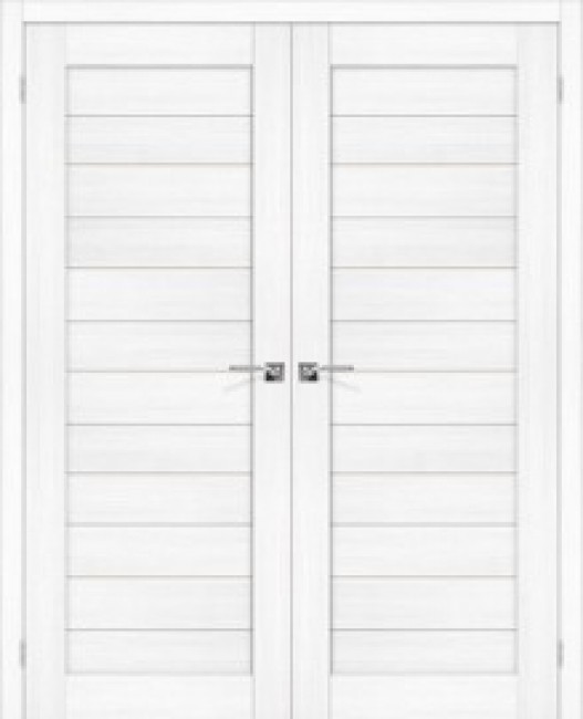 Фото -   Двойная распашная дверь Порта-22 Snow Veralinga   | фото в интерьере