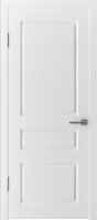 Фото -   Межкомнатная дверь "Честер", пг, белый   | фото в интерьере