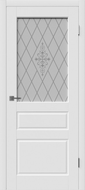 Фото -   Межкомнатная дверь "Честер", по, белый   | фото в интерьере