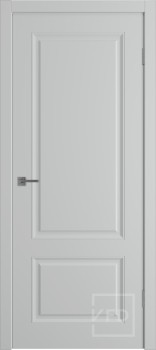 Межкомнатная дверь "Чикаго", пг, Эмаль Серебро (silver)