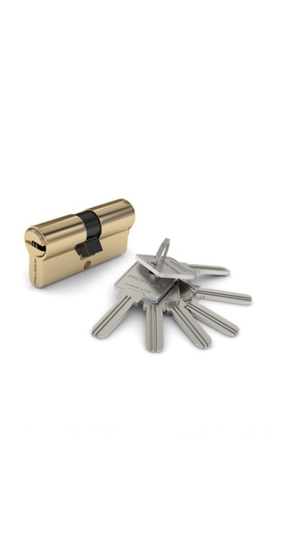Цилиндр, ключ, ADDEN BAY, CYL 5-60 KEY GOLD