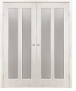 Фото -   Межкомнатная дверь "Дива", по, белый ясень   | фото в интерьере