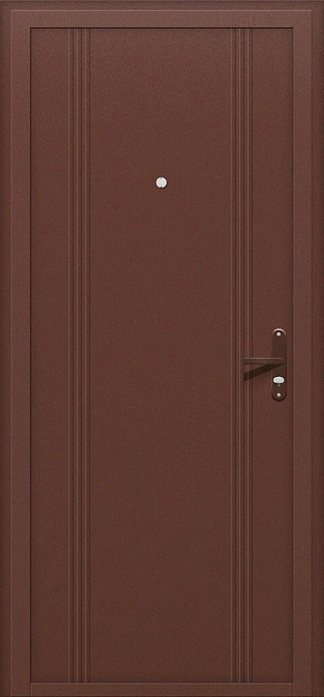 Стальная дверь "Door Out 101", медный  антик