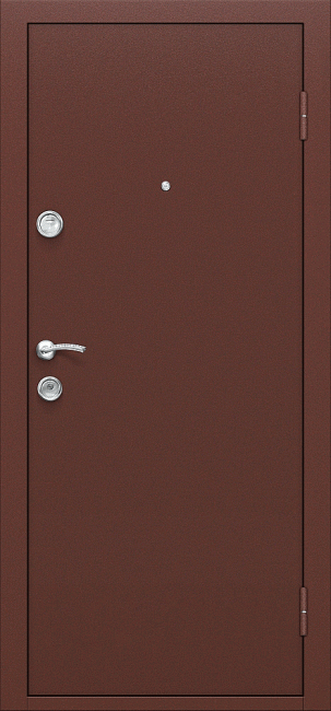 Фото -   Стальная дверь "Йошкар", карпатская ель   | фото в интерьере