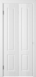 Фото -   Складная дверь "Доррен", пг, белый   | фото в интерьере