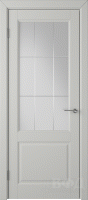 Фото -   Межкомнатная дверь "Доррен", по, светло-серый   | фото в интерьере