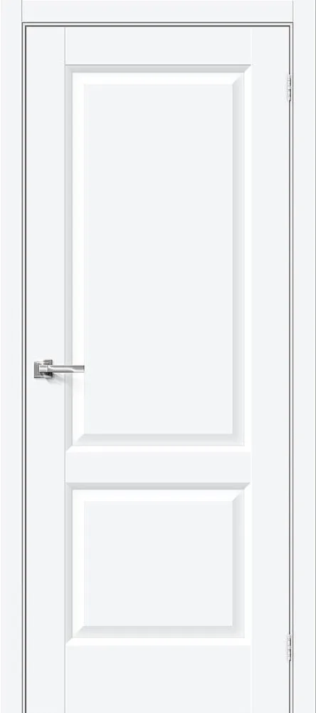 Межкомнатная дверь "Неоклассик-32", пг, White Silk