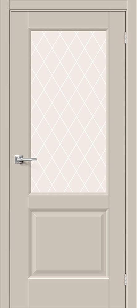Межкомнатная дверь "Неоклассик-33", по, Cream Silk