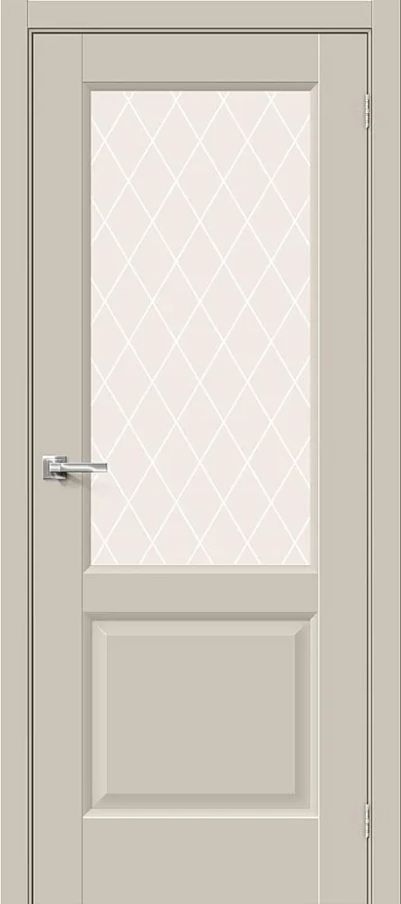 Межкомнатная дверь "Неоклассик-33", по, Cream Silk