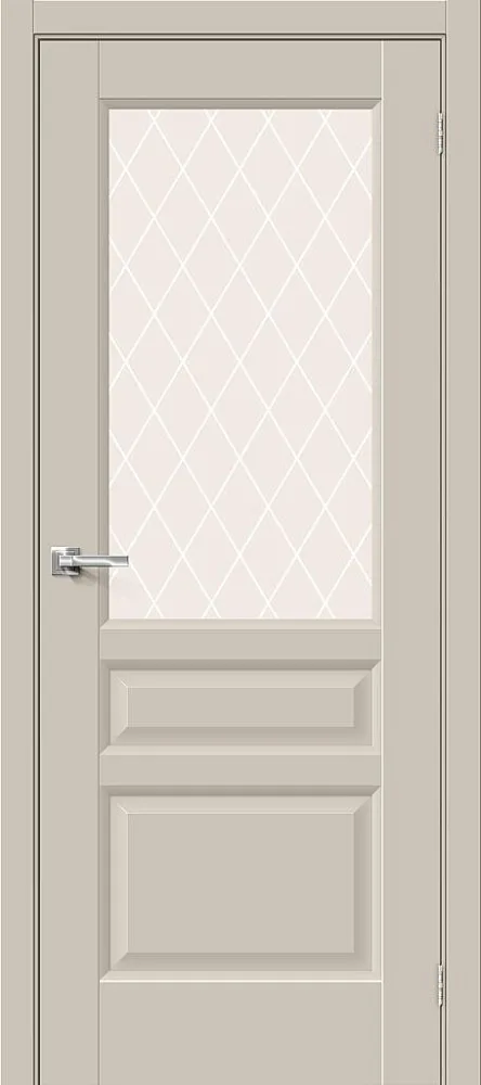 Межкомнатная дверь "Неоклассик-35", по, Cream Silk