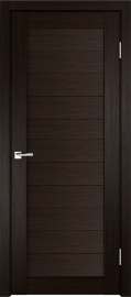 Фото -   Межкомнатная дверь "Duplex 0", пг, венге   | фото в интерьере