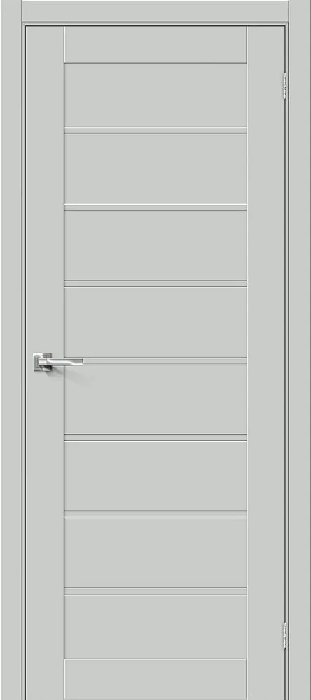 Межкомнатная дверь "Порта-20", пг, Grey Silk