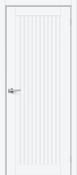 Межкомнатная дверь "Порта-40", пг, White Silk