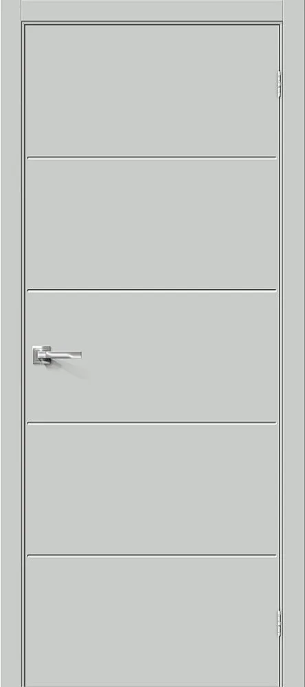 Межкомнатная дверь "Граффити-2.Д.П", пг, Grey Silk