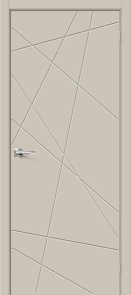 Межкомнатная дверь "Граффити-5.Д.П", пг, Cream Silk