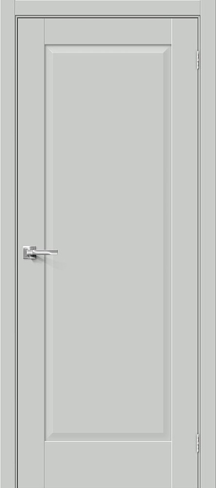 Межкомнатная дверь "Прима-10", пг, Grey Silk